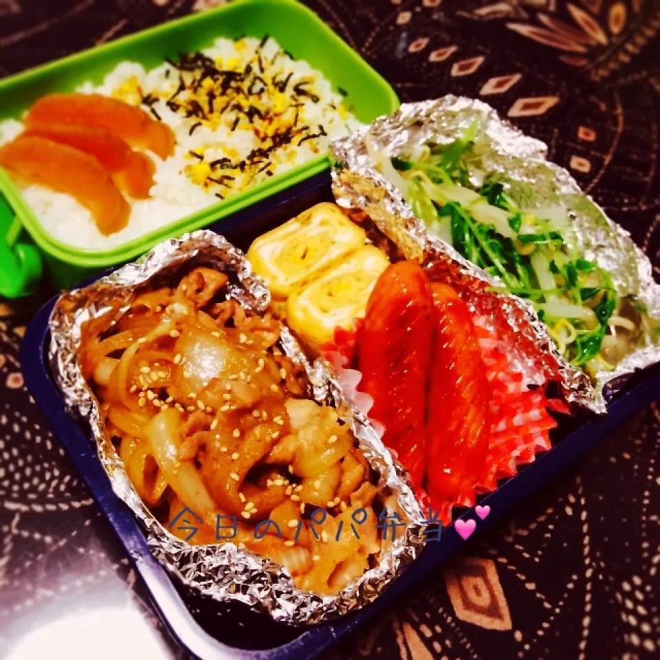 今日のパパ弁当♡|ちぃさん