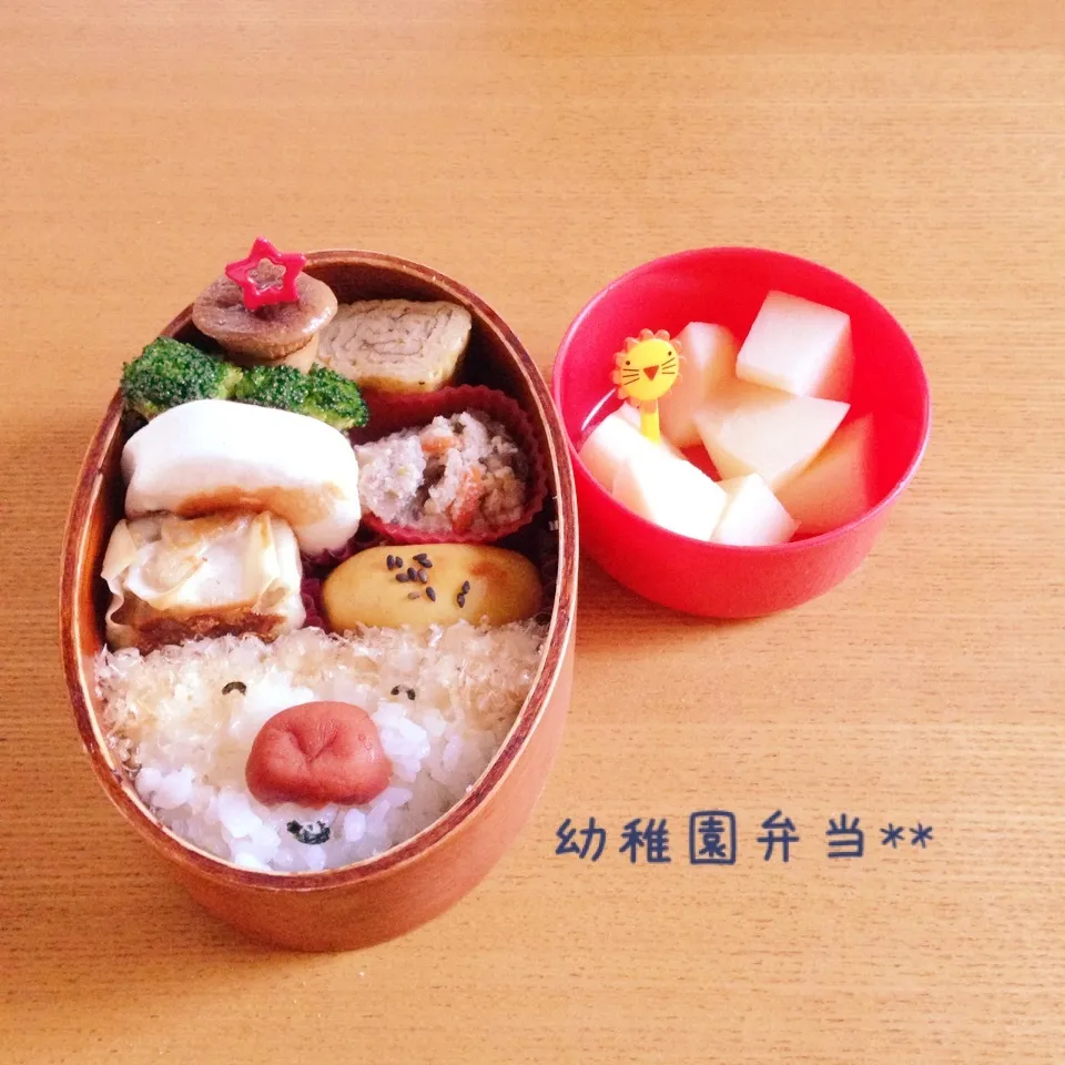 Snapdishの料理写真:幼稚園弁当|ticarinn5さん