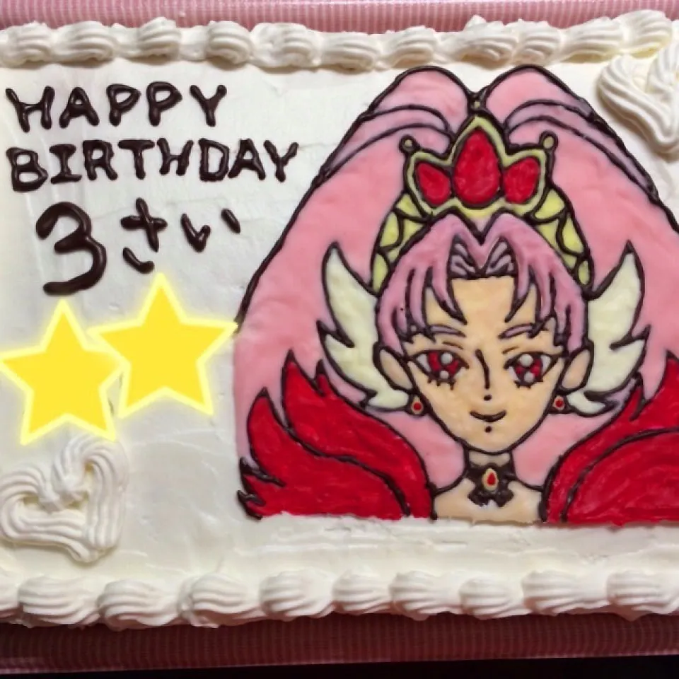 プリキュア♡スカーレットのバースデーケーキ|ゆこぽ♡さん