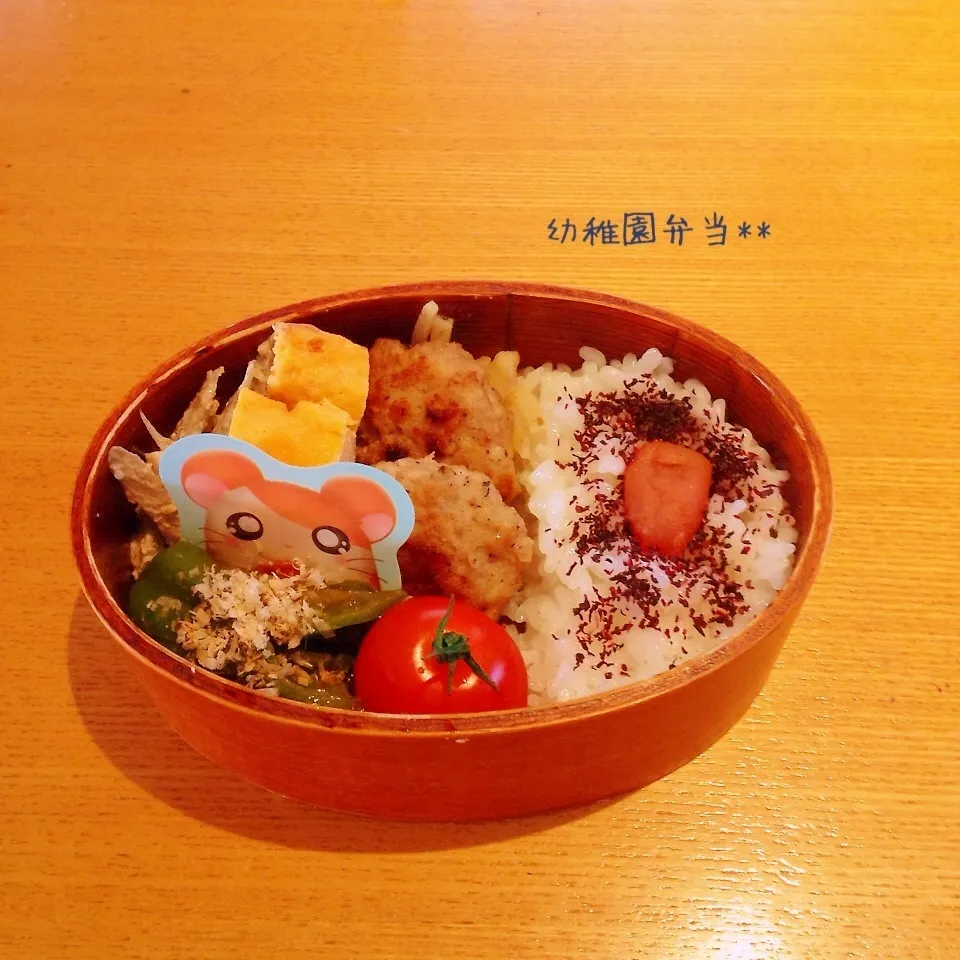 Snapdishの料理写真:幼稚園弁当|ticarinn5さん