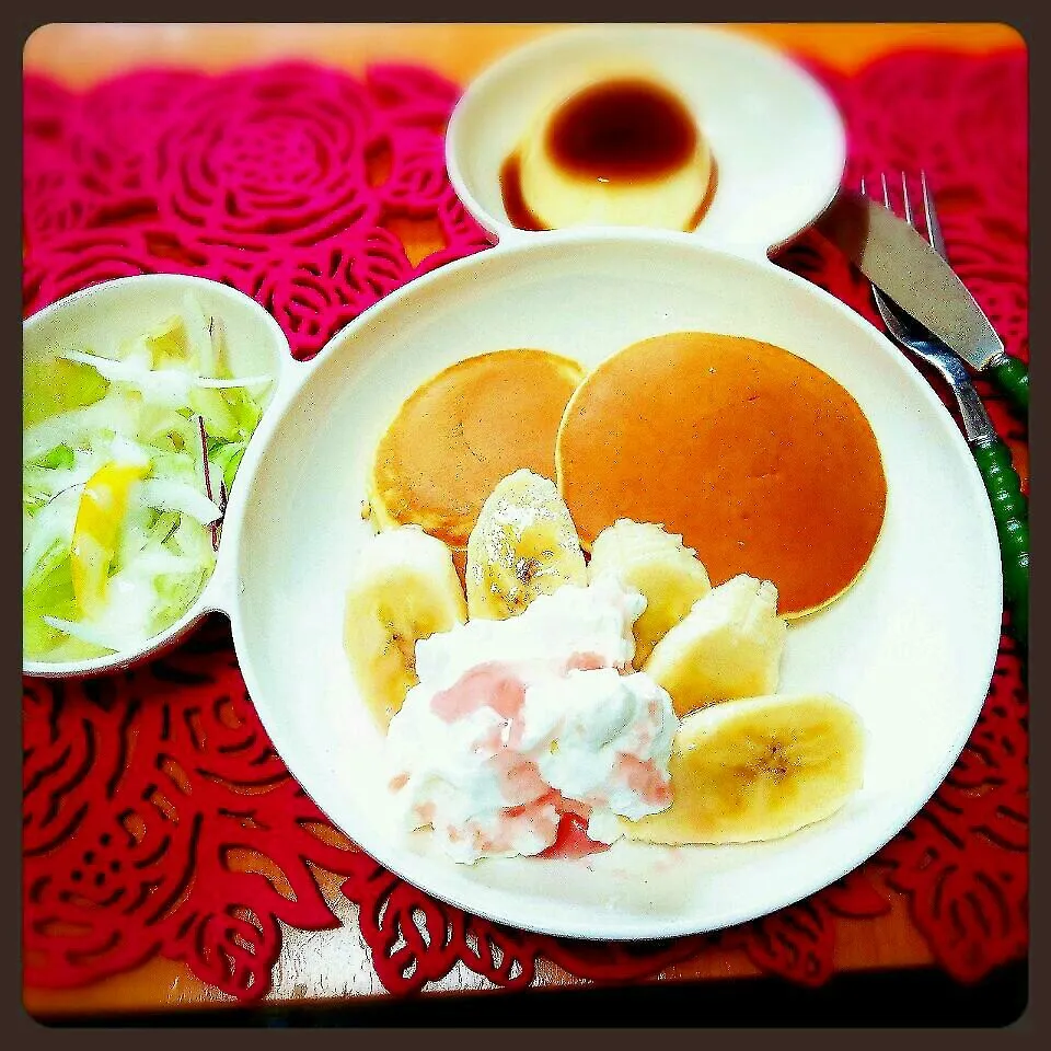 パンケーキの朝ごはん|meggyさん