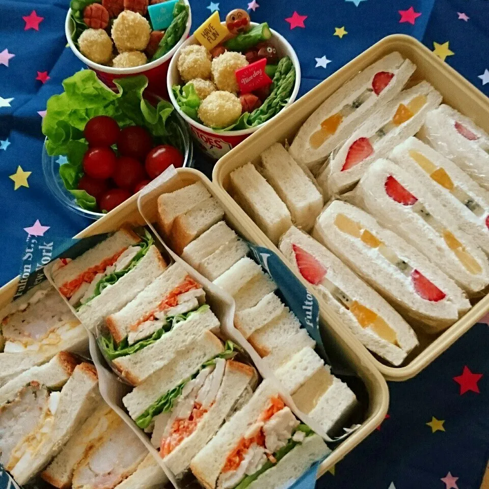 遠足のお弁当🐘✨✨✨✨|yukitさん