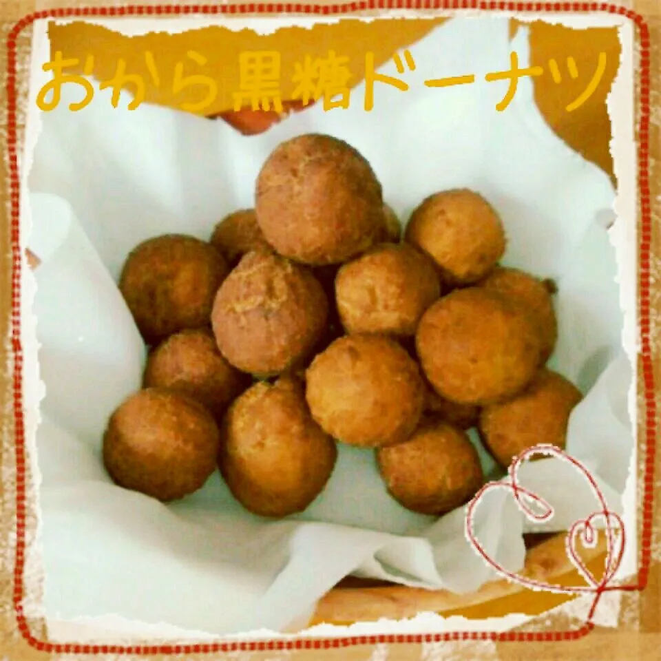 半分おからの黒糖ドーナツ|meggyさん