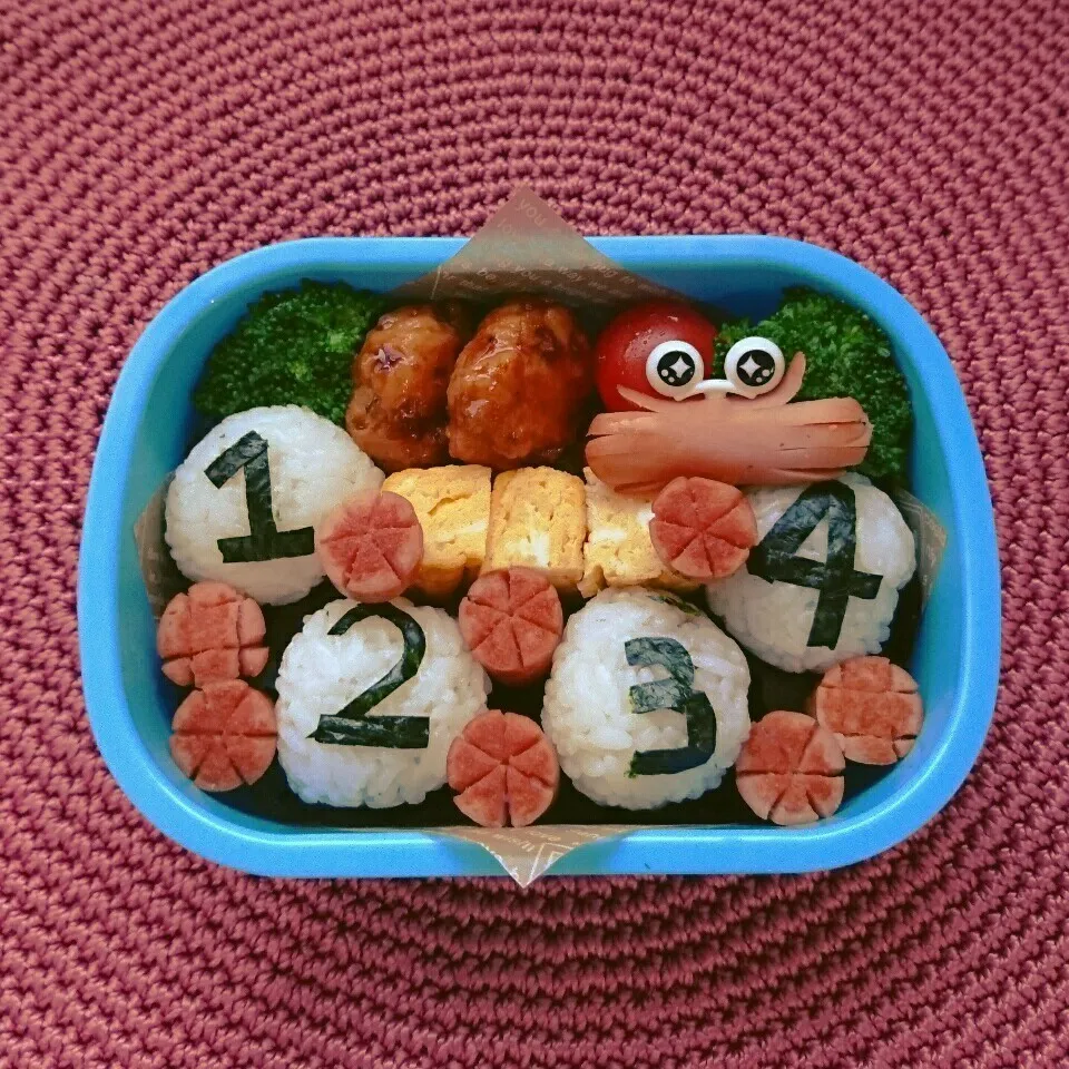 今日のお弁当🍙数字🐻|yukitさん