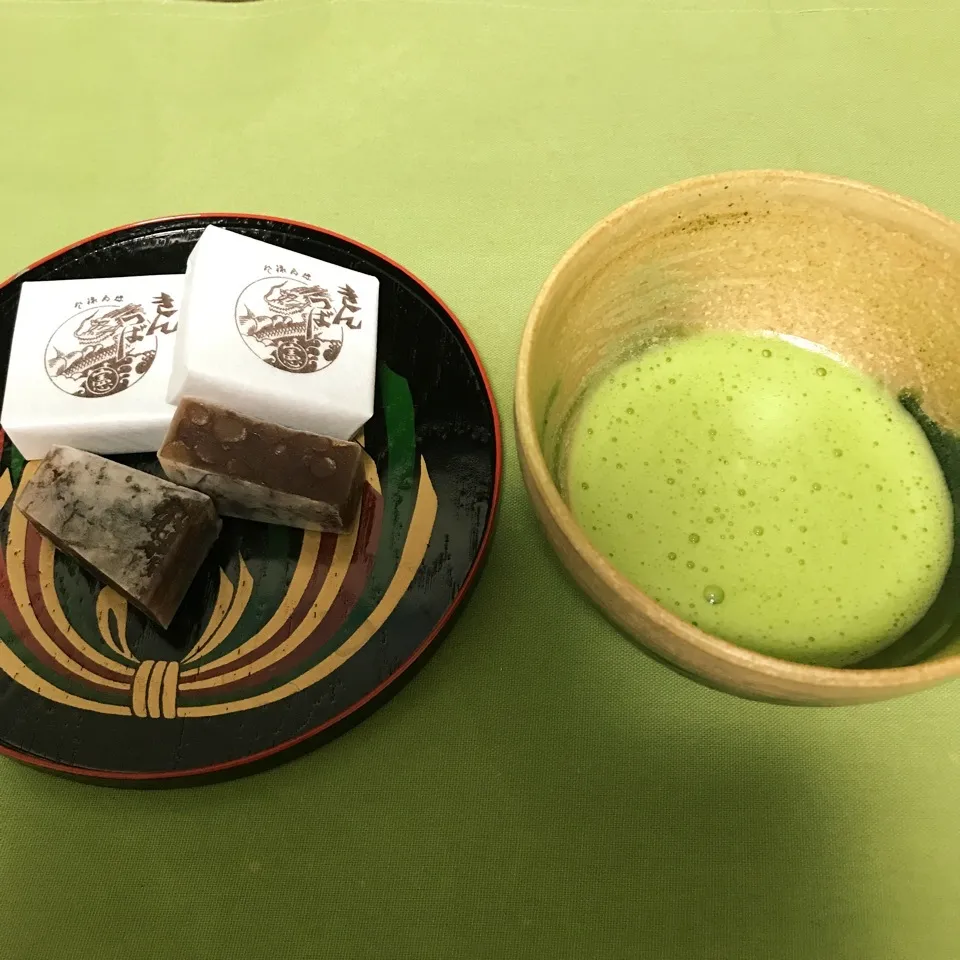 頑張った貴方に、金沢の美味しいきんつばとお抹茶を💕|tamemitiさん