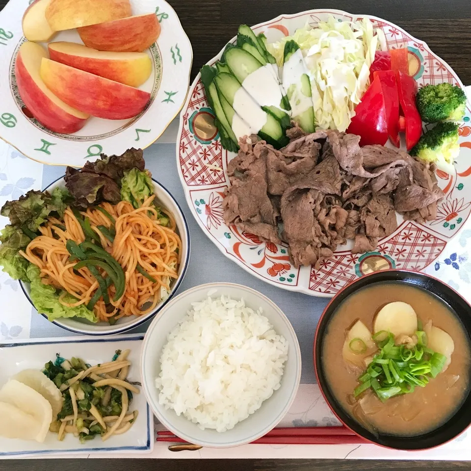 肉炒め定食。|tamemitiさん