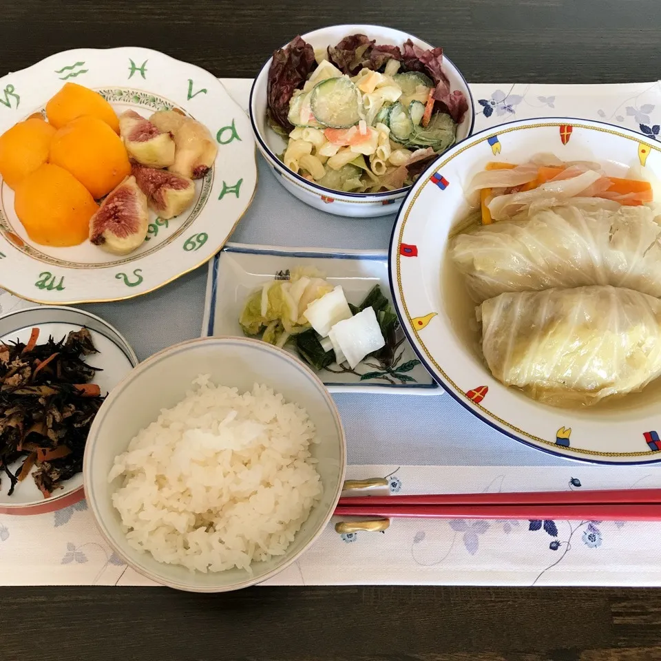 運動の後のロールキャベツ定食‼️|tamemitiさん