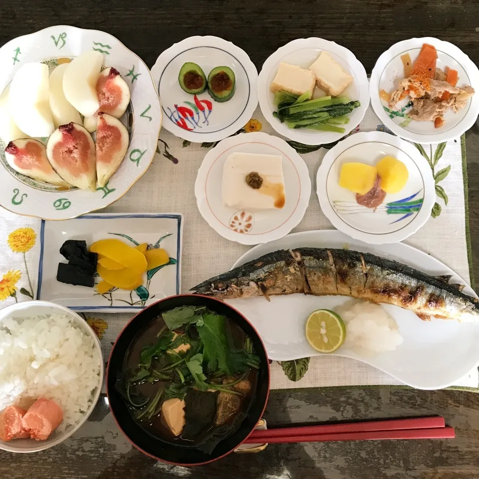 秋到来の秋刀魚定食|tamemitiさん