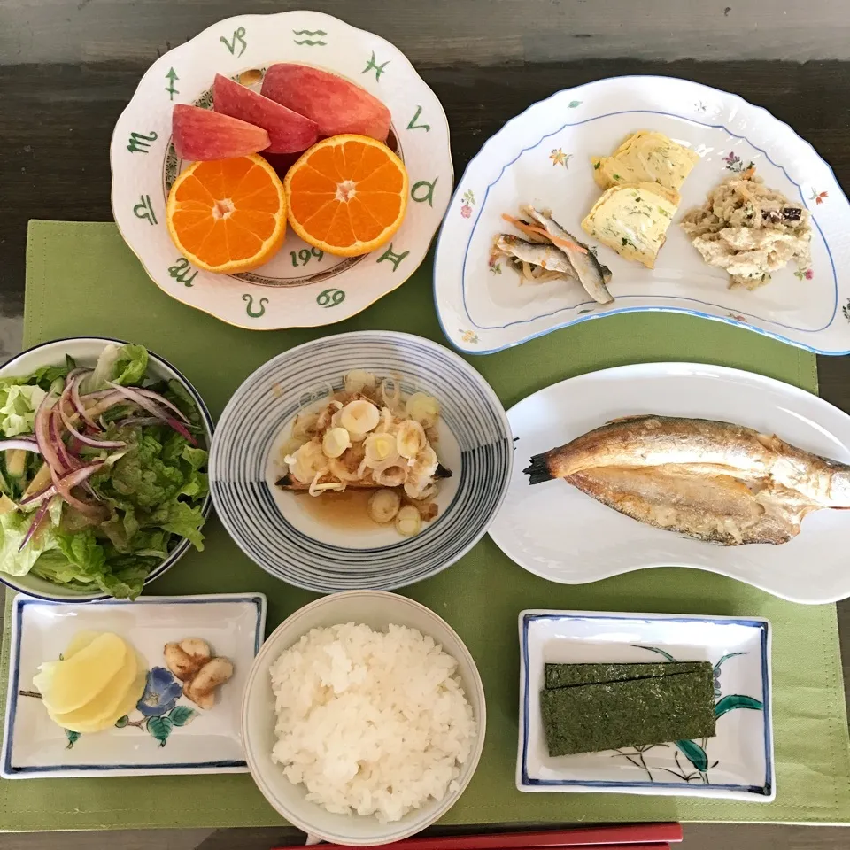 Snapdishの料理写真:かますの朝食。|tamemitiさん