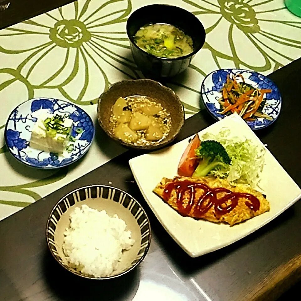 オムレツ定食|木もれ日食堂さん