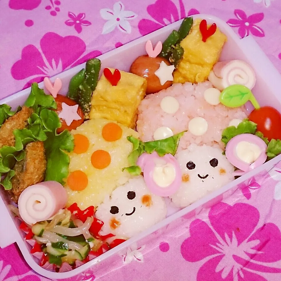 Snapdishの料理写真:娘弁当|ハハさん