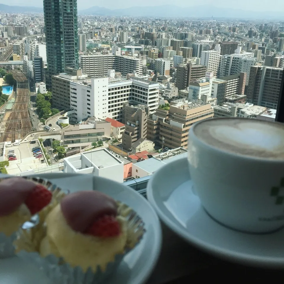 ギラギラギンで大阪は今日も暑い☀️☀️ひと休み🙋🏻|tamemitiさん