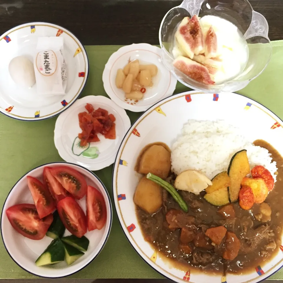 Snapdishの料理写真:大阪は今日も暑い☀️☀️こんな時は家族絶賛のカレーで🙋🏻|tamemitiさん