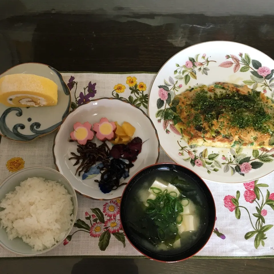 ネギ焼き定食‼️お腹すいた〜。いただきます🙋|tamemitiさん