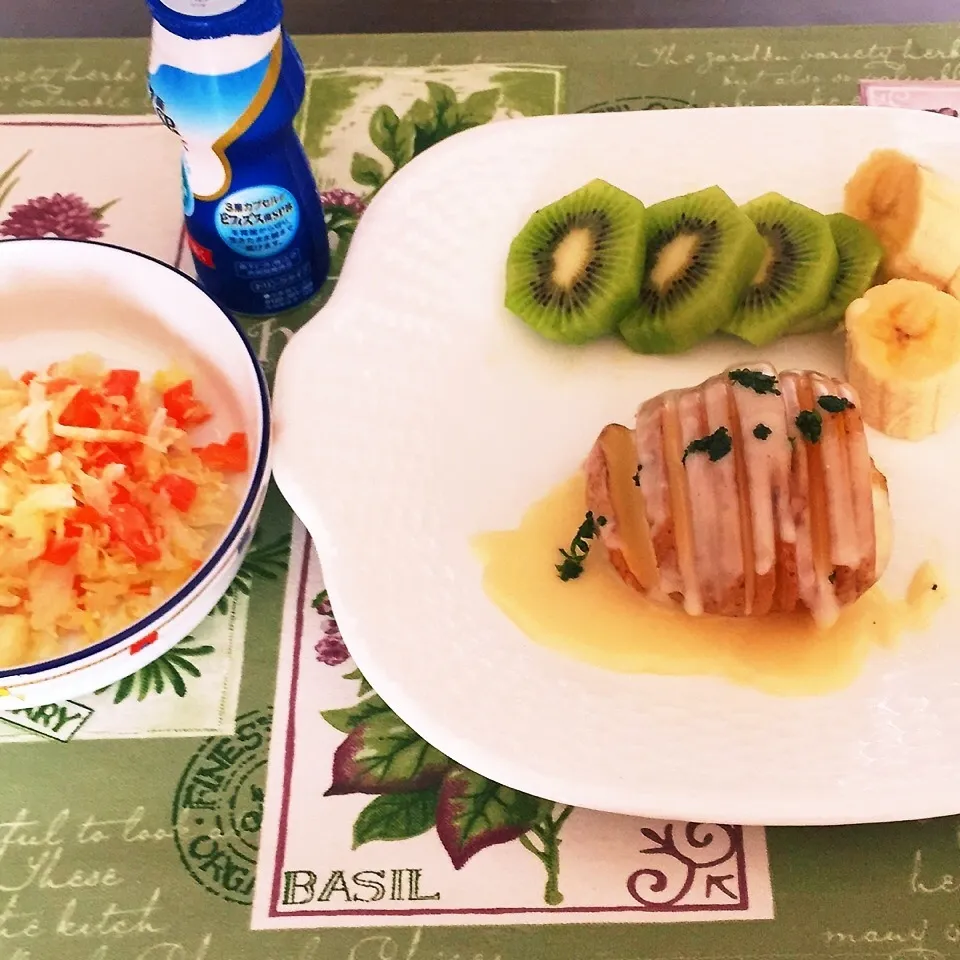 Snapdishの料理写真:marikoさんの真似っこでラクレットもどき(^_-)☆|tamemitiさん