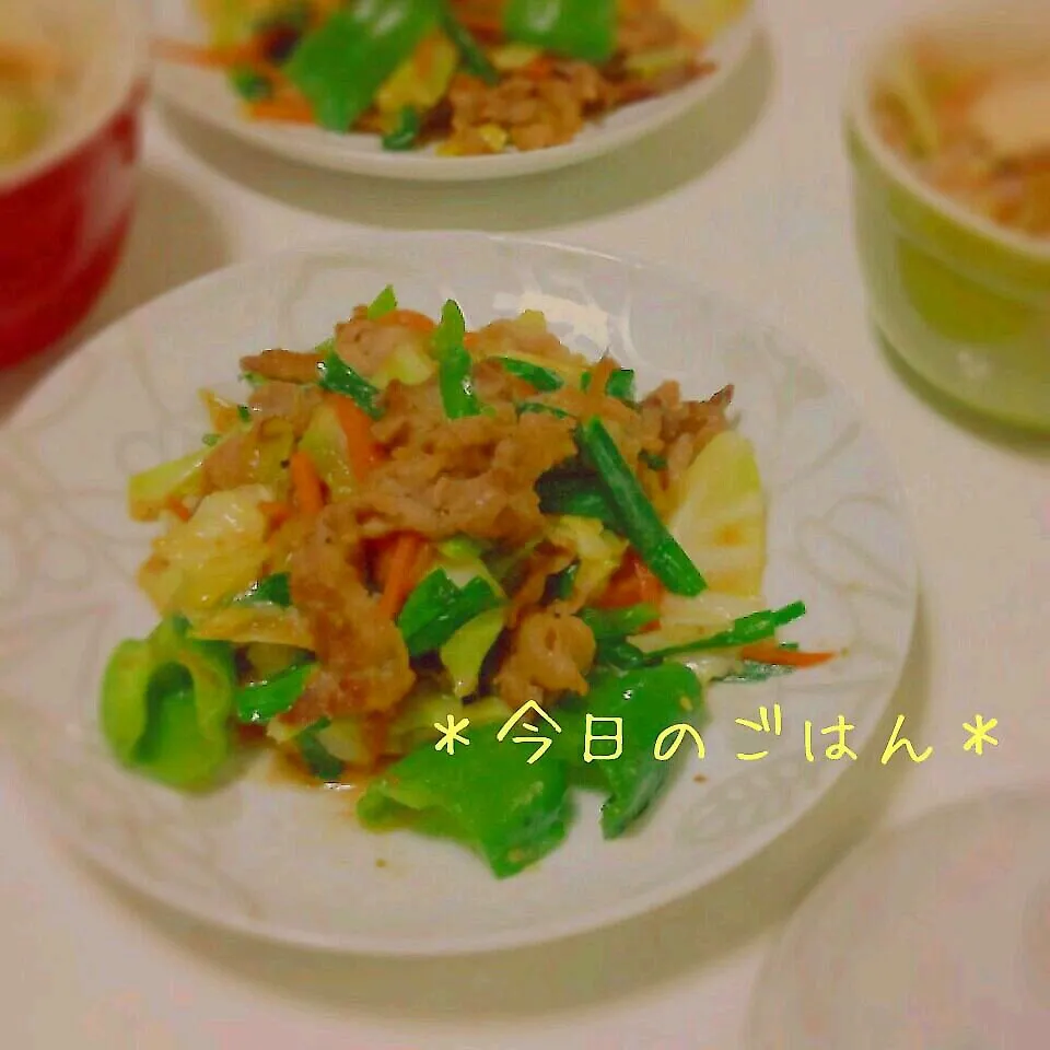 ＊肉入り辛味噌野菜炒め＊|ORiさん