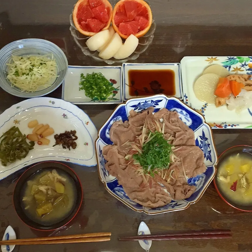 今日の晩御飯。シャブシャブ(^_-)☆|tamemitiさん