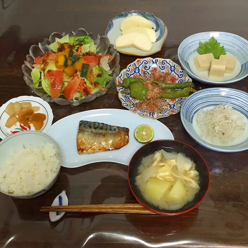 Snapdishの料理写真:今朝の朝ご飯。召し上がれ(^_-)☆|tamemitiさん