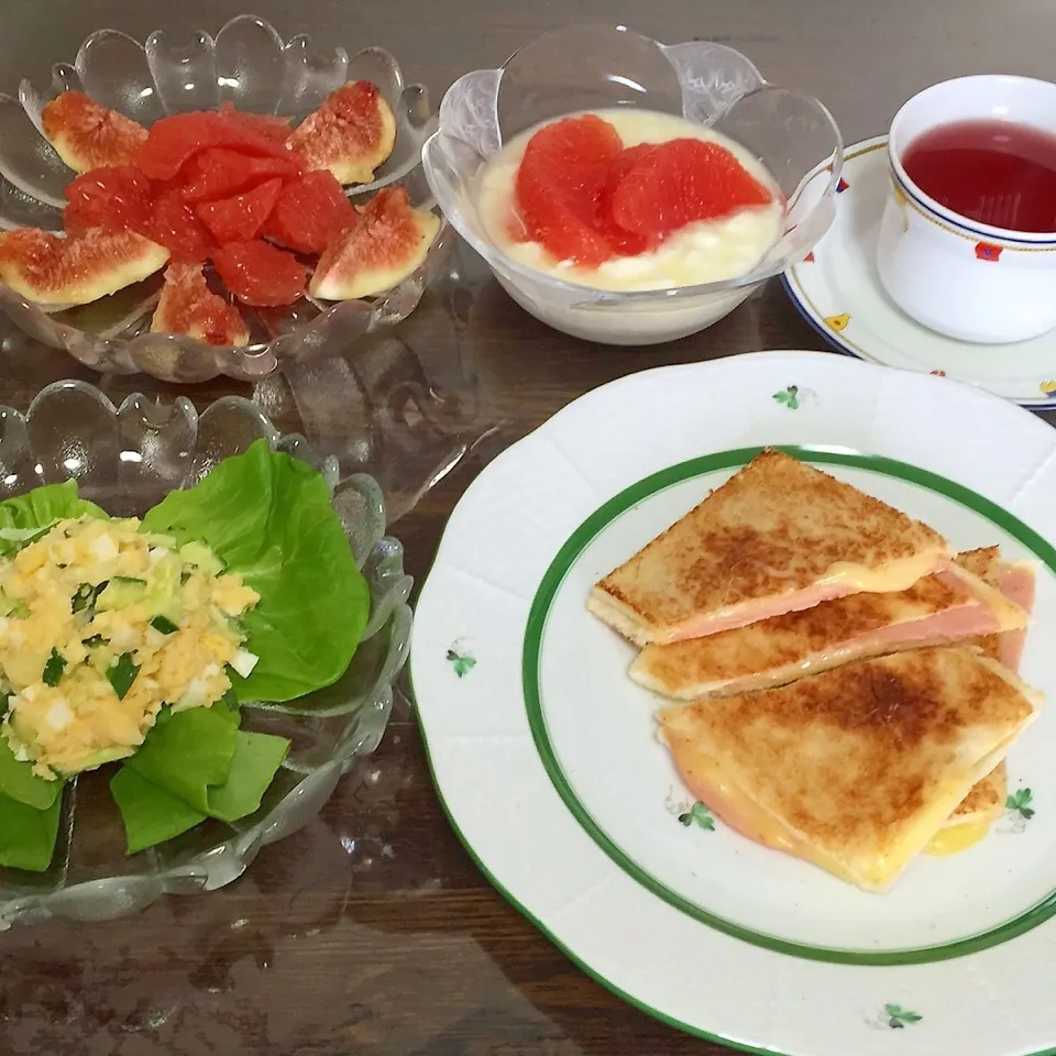 Snapdishの料理写真:パニーニみたいなクロックムッシュを召し上がれ(^_-)☆|tamemitiさん