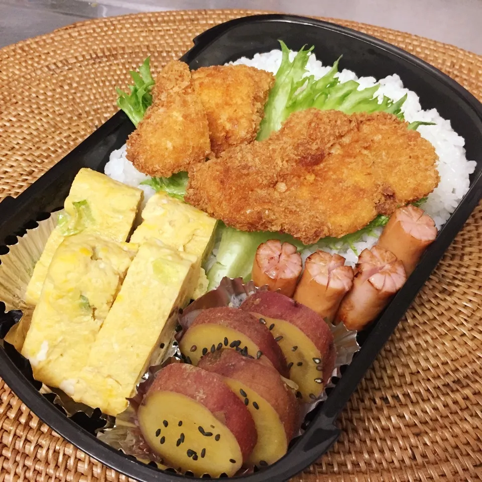 Snapdishの料理写真:チキンカツ弁当⑅◡̈*|natsuさん