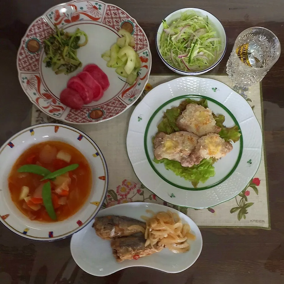 蒸し暑い日を乗り切るお料理。召し上がれ。|tamemitiさん