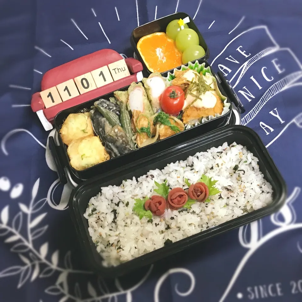 Snapdishの料理写真:旦那さんのお弁当|みきじょ〜さん