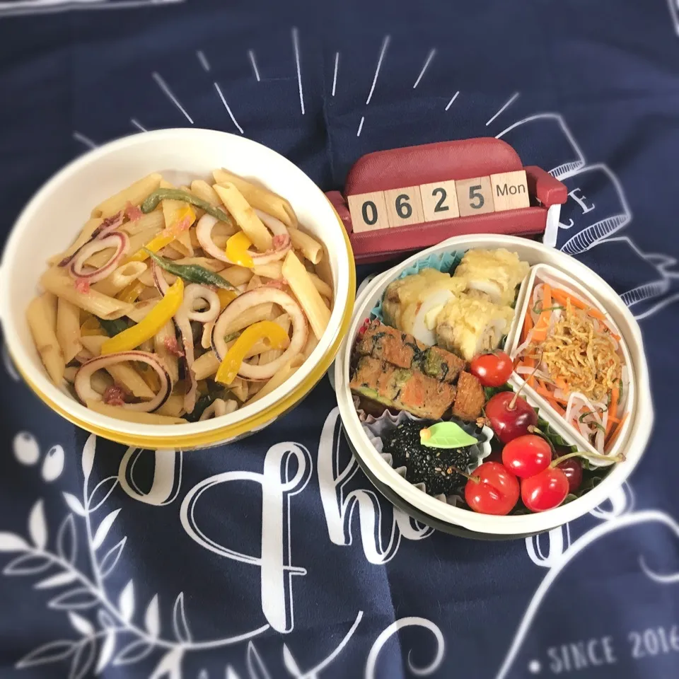 Snapdishの料理写真:旦那さんのお弁当|みきじょ〜さん