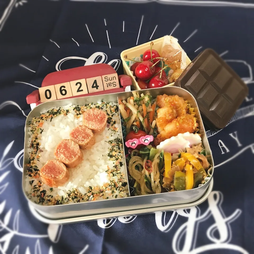 Snapdishの料理写真:旦那さんのお弁当|みきじょ〜さん