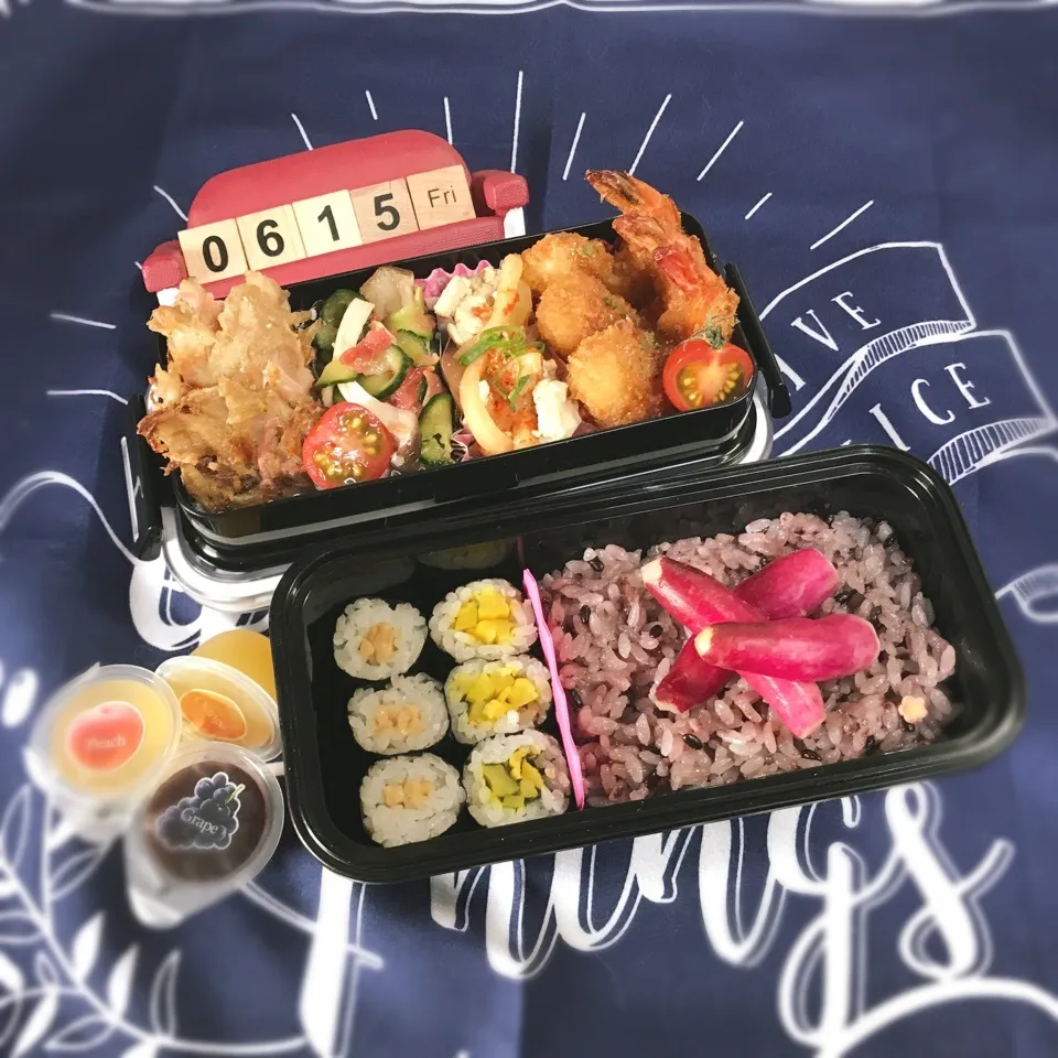 Snapdishの料理写真:旦那さんのお弁当|みきじょ〜さん