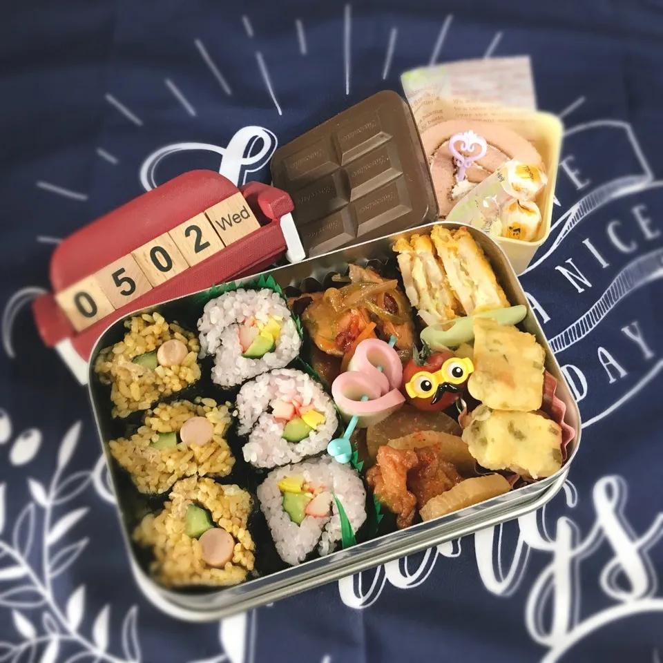 Snapdishの料理写真:旦那さんのお弁当|みきじょ〜さん