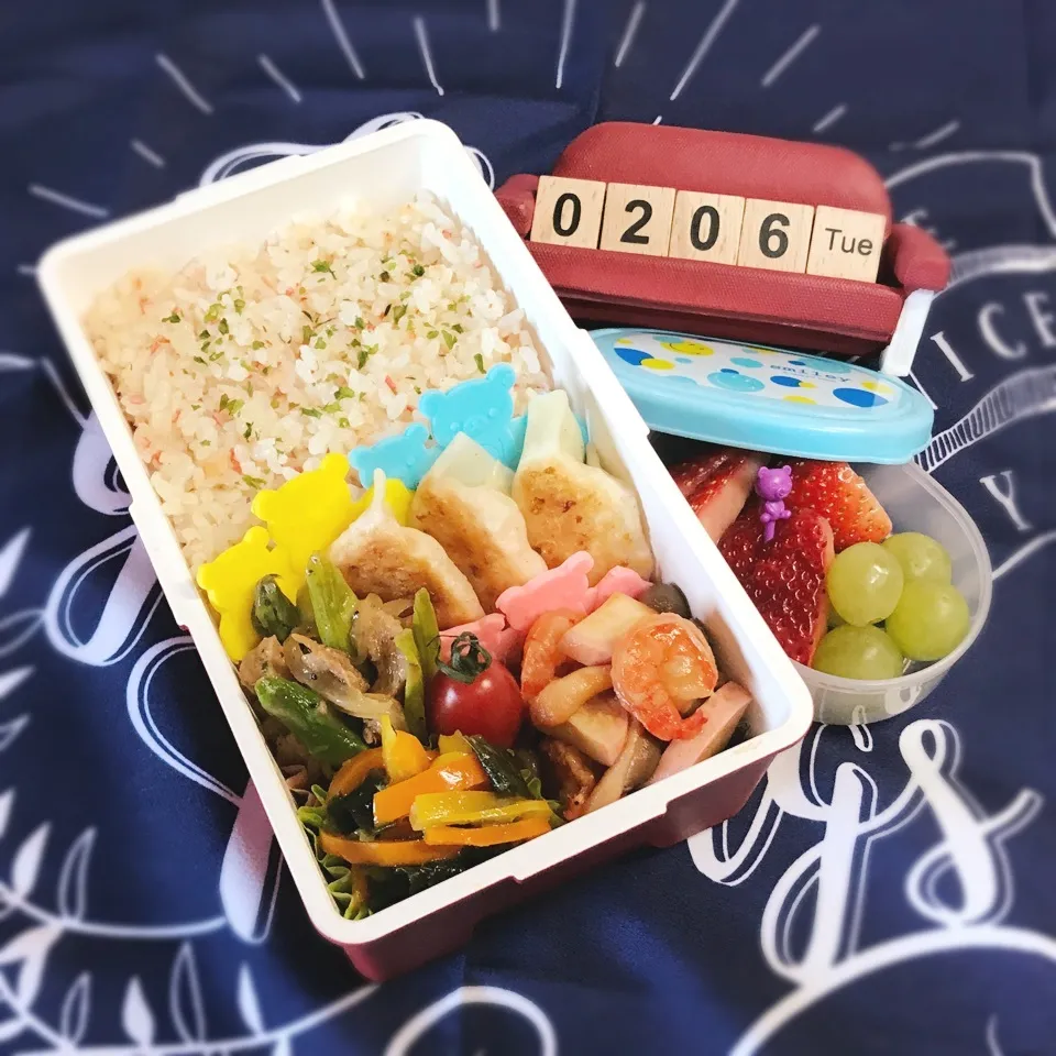 Snapdishの料理写真:旦那さんのお弁当|みきじょ〜さん