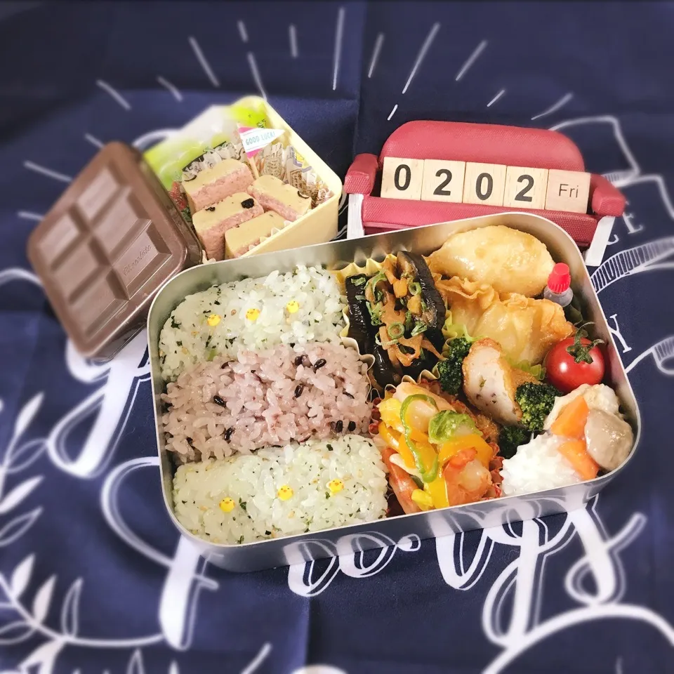 Snapdishの料理写真:旦那さんのお弁当|みきじょ〜さん