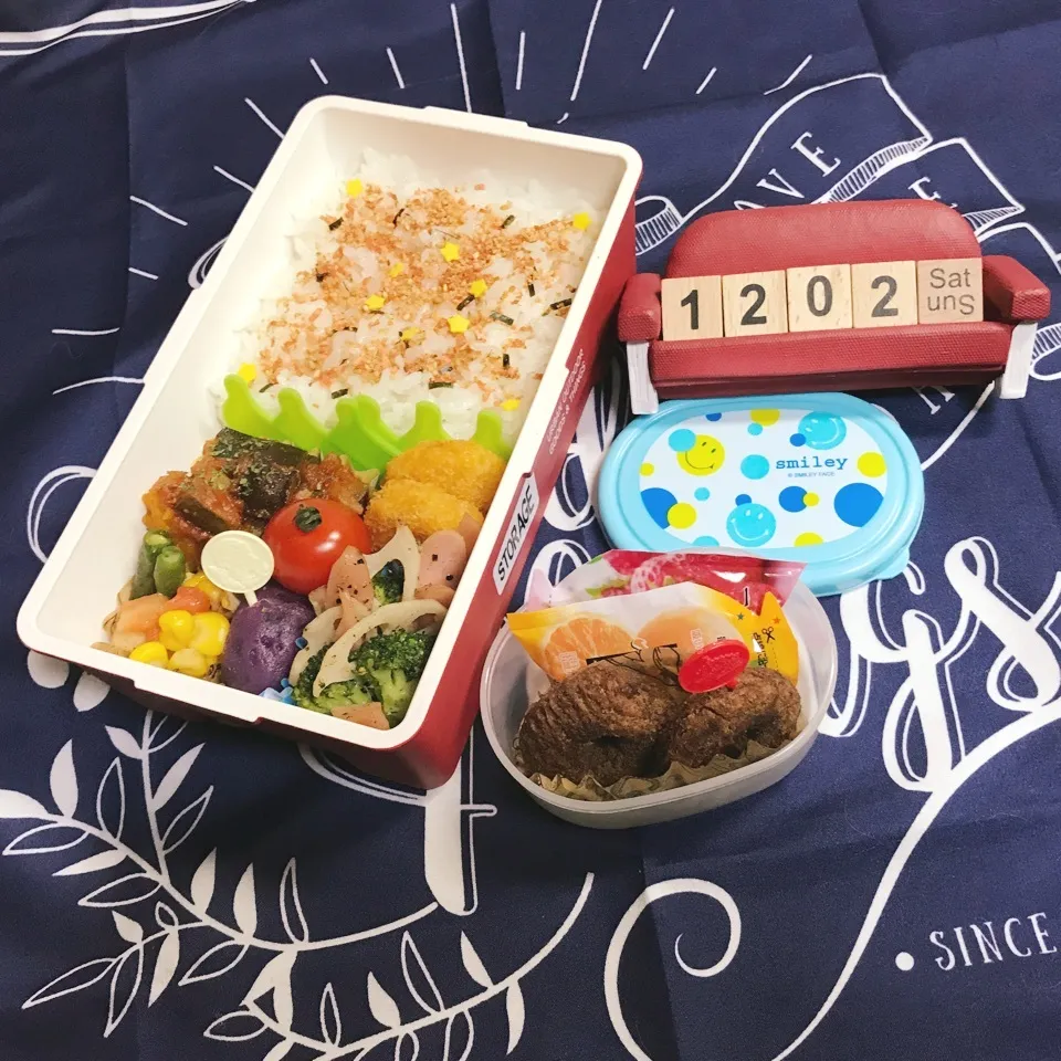 Snapdishの料理写真:旦那さんのお弁当|みきじょ〜さん