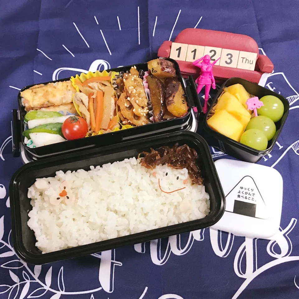 Snapdishの料理写真:旦那さんのお弁当|みきじょ〜さん