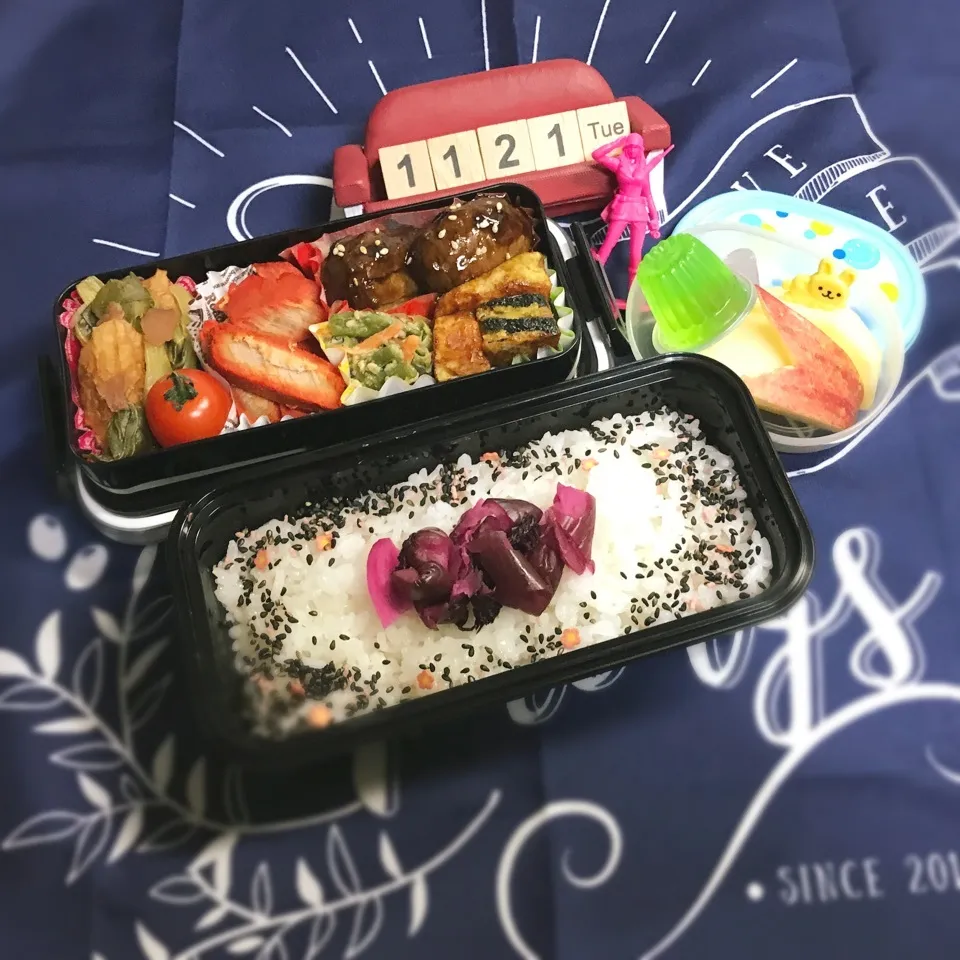 Snapdishの料理写真:旦那さんのお弁当|みきじょ〜さん