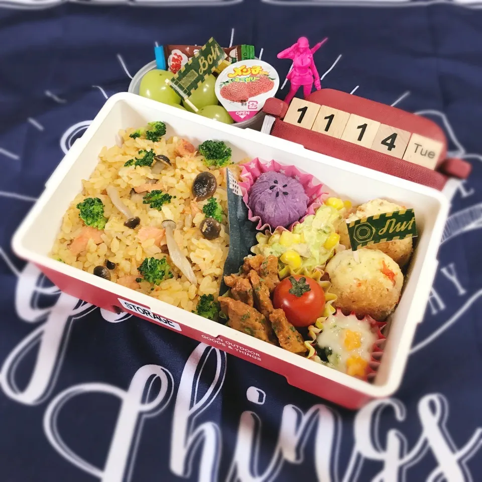 Snapdishの料理写真:旦那さんのお弁当|みきじょ〜さん