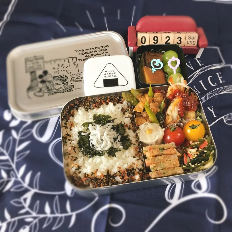 Snapdishの料理写真:旦那さんのお弁当|みきじょ〜さん