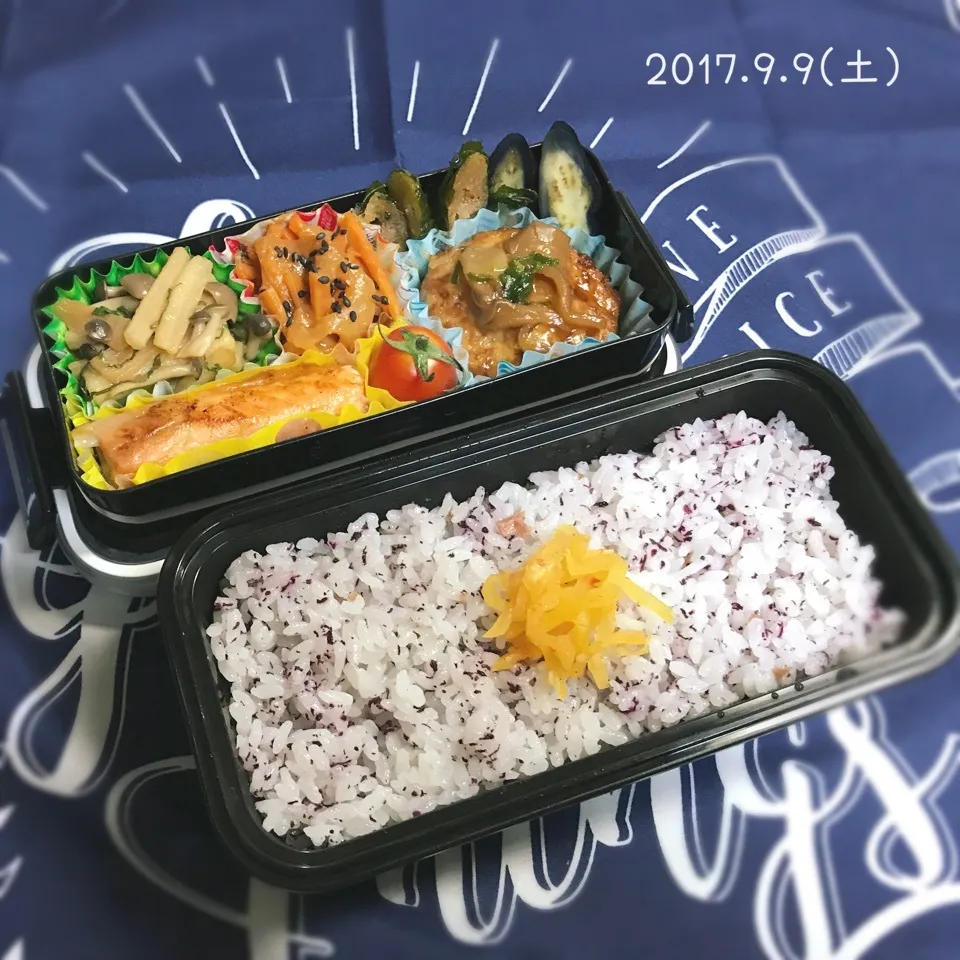 Snapdishの料理写真:旦那さんのお弁当|みきじょ〜さん