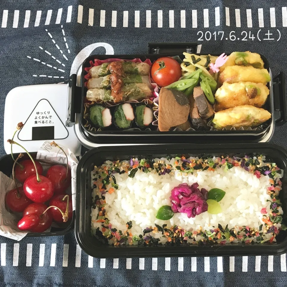 Snapdishの料理写真:旦那さんのお弁当|みきじょ〜さん