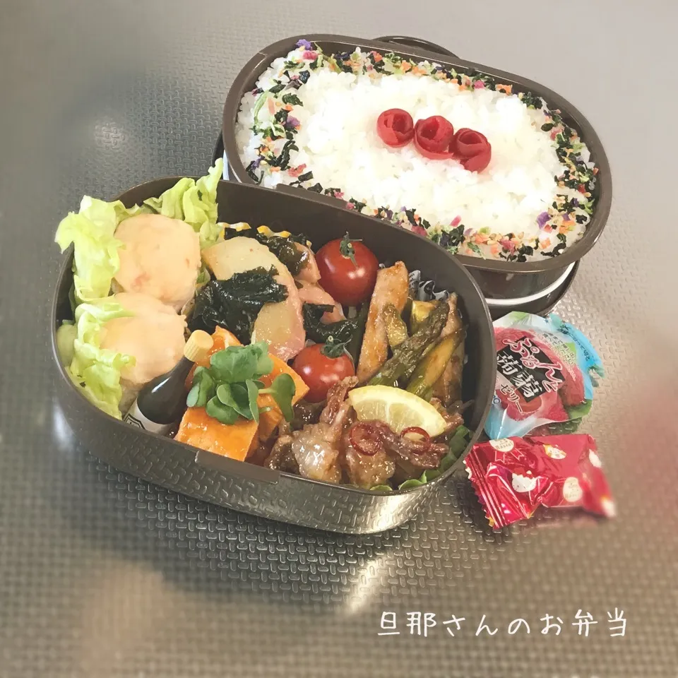 Snapdishの料理写真:旦那さんのお弁当|みきじょ〜さん