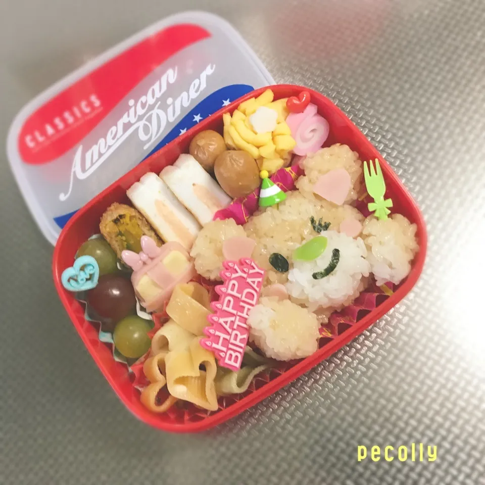 小2・娘弁当(誕生日キャラ❓弁)|みきじょ〜さん