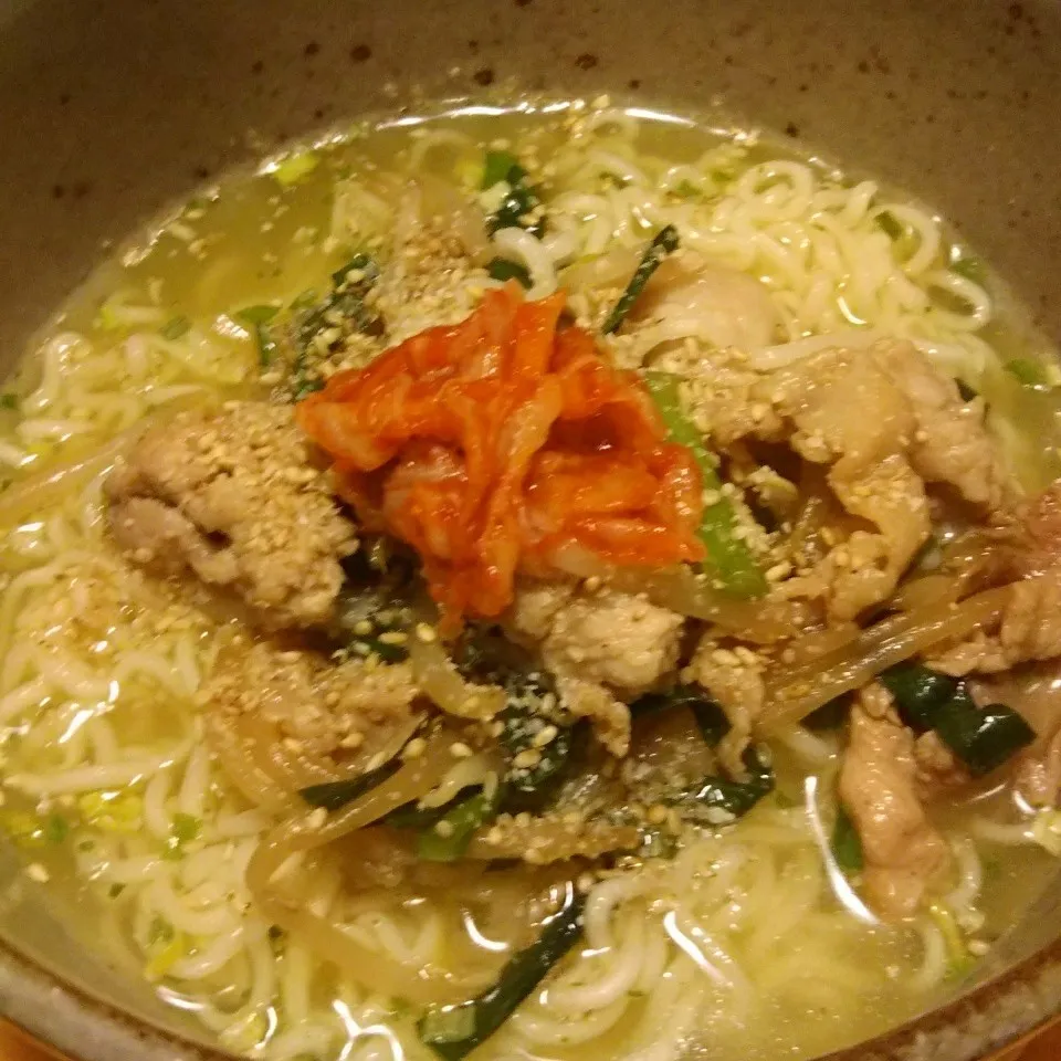 Snapdishの料理写真:冷やし塩ラーメン|まりさん