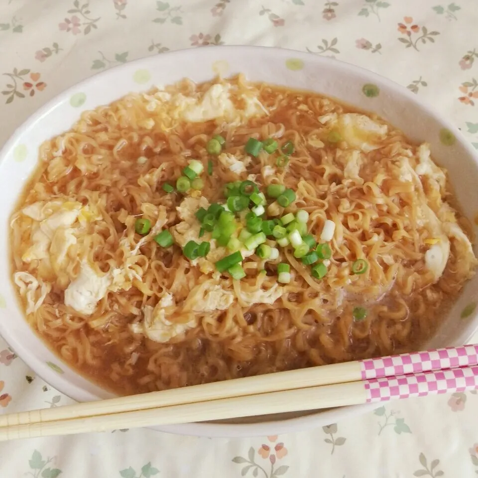 ふわとろチキンラーメン🍜💕|じゅんさん