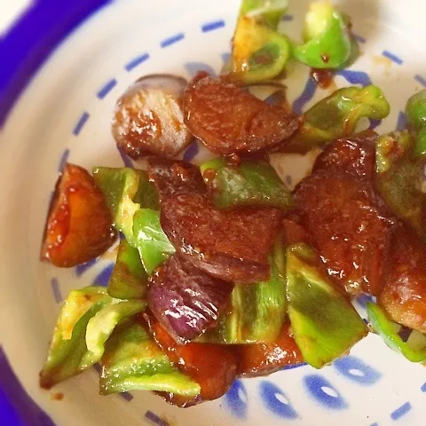 ナスとピーマンの味噌炒め＊|かもらんど。さん