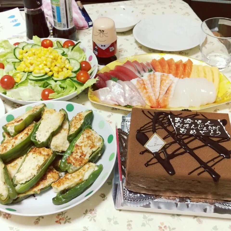 Snapdishの料理写真:お義母さんの誕生日🍰🎉|じゅんさん