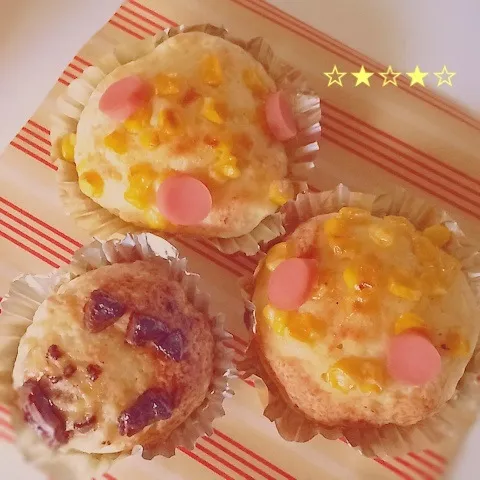 マヨコーンパン＆チョコバナナパン|かもらんど。さん