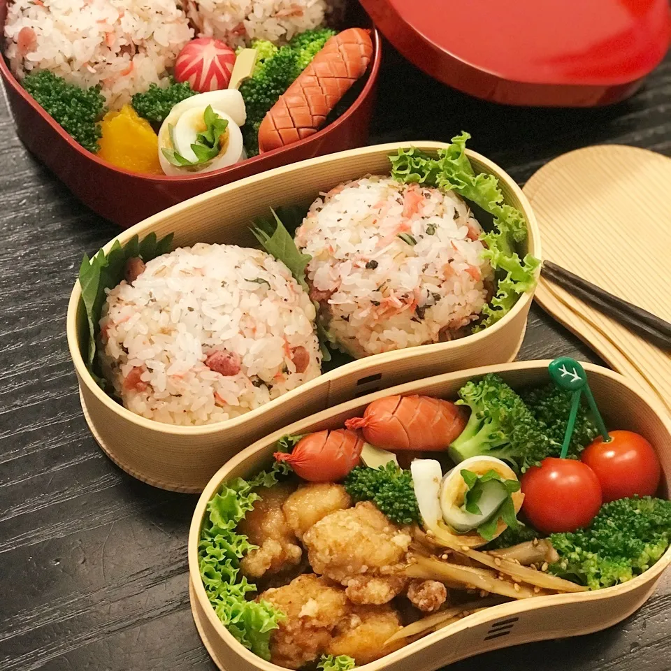 今日の息子くん弁当♡おにぎり弁当♡|yu-chanさん