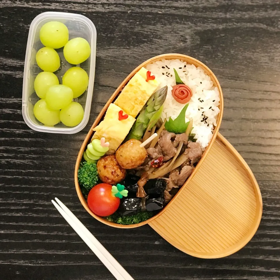 今日の息子くん弁当♡牛肉のしぐれ煮弁当♡|yu-chanさん