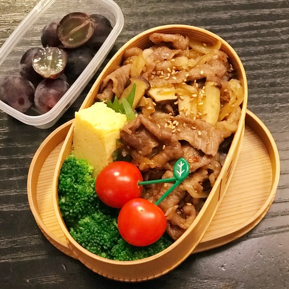 息子くん部活弁当♡焼き肉ど〜んっ弁当♡|yu-chanさん