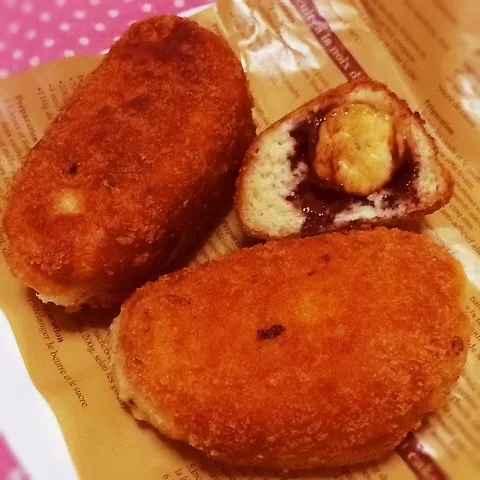 ホットケーキミックスdeチョコバナナ揚げパン☆|かもらんど。さん